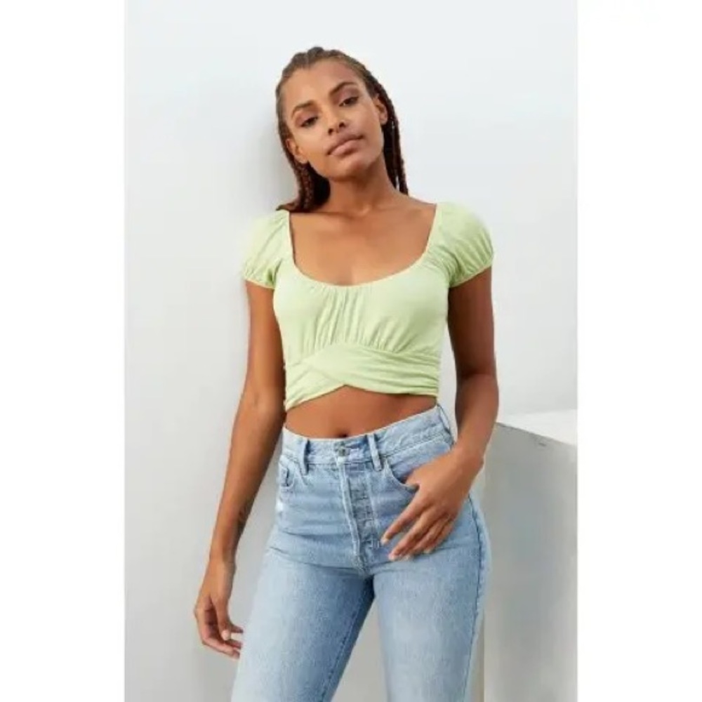 pacsun paccares riley wrap front top